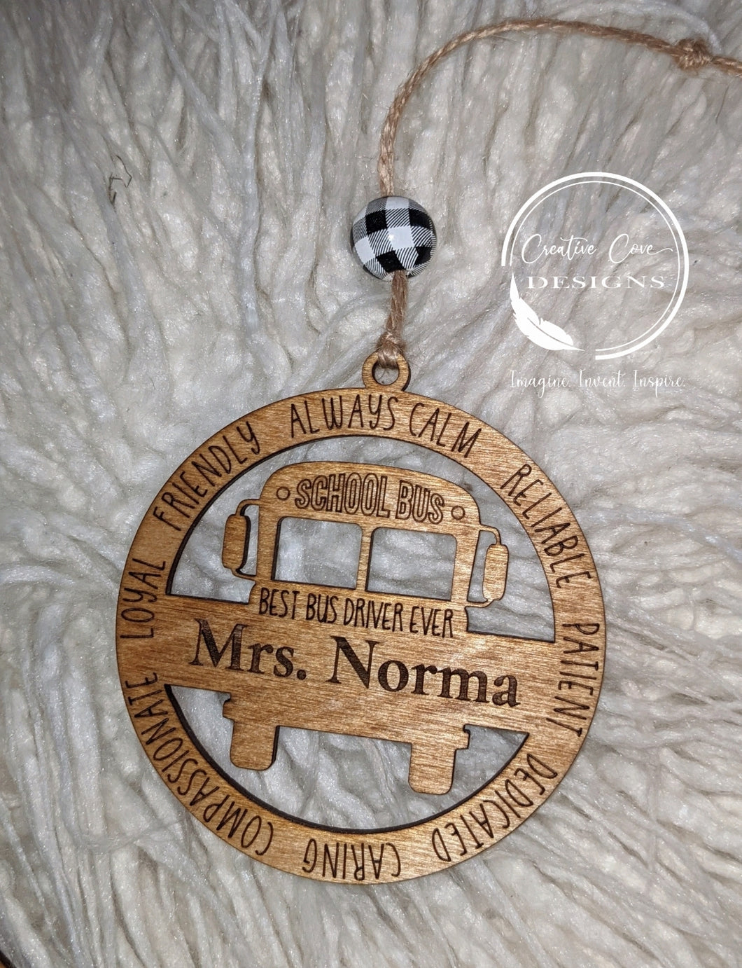 Bus Driver Appreciation Ornament