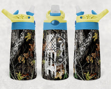 Load image into Gallery viewer, Camo Deer Archery 12 ounce water bottle
