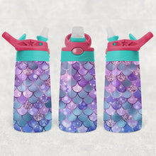 Load image into Gallery viewer, Mermaid Scales 12 ounce water bottle
