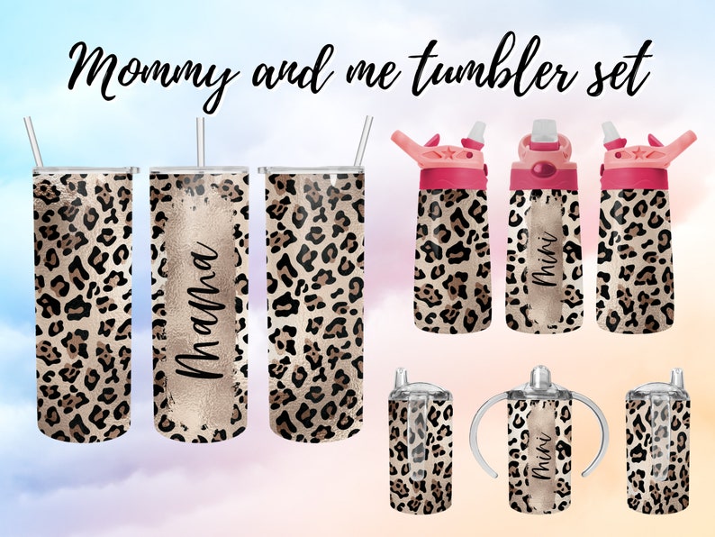 Leopard Print 20 ounce Tumbler