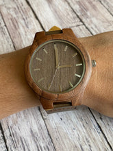 Load image into Gallery viewer, Walnut Wood Watch
