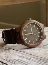 Load image into Gallery viewer, Walnut Wood Watch
